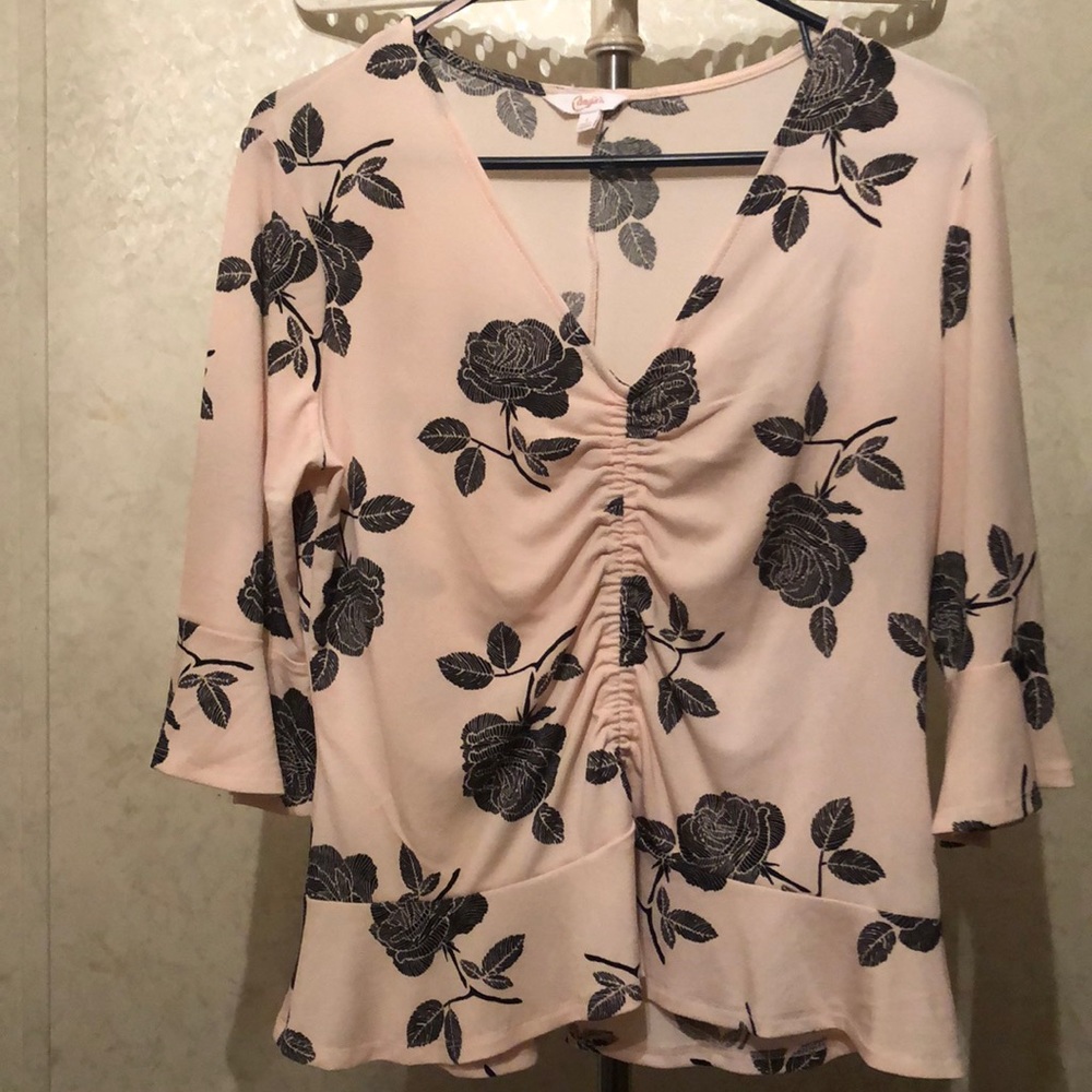 Candies pink dress blouse floral